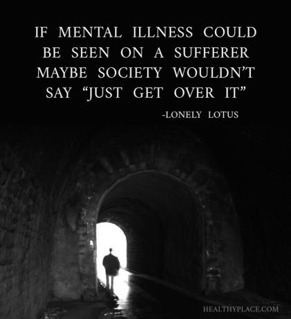 Idézet a mentálhigiénés megbélyegzésről - Ha a mentális betegséget egy szenvedőn láthatnánk, akkor a társadalom nem azt mondaná, hogy csak enged át.