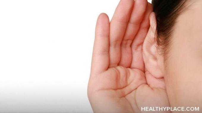 Az ADHD és a hallásfeldolgozási rendellenességek összefüggenek, de nem azonosak. Tudja meg, hogy miért lehet az ADHDers számára nehézségek a hangok megértésében a HealthyPlace alkalmazásban.