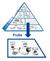 Gyümölcs piramis